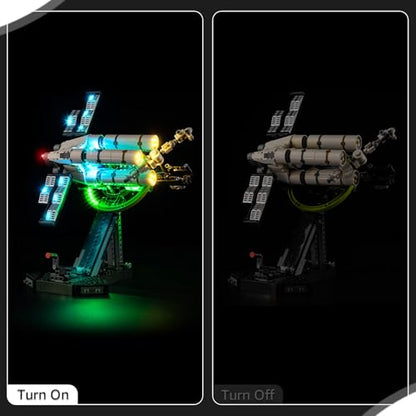 Nitemode Light Kit for LEGO 11389 Project Hail Mary, Remote, Lights Only - color: 11389 RC Version Light