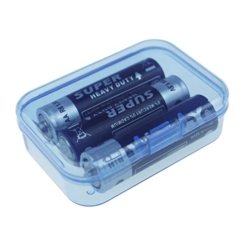 Goodma Mini Rectangular Plastic Storage Boxes, Blue, 2.6x1.8x0.8in - color: Blue, size: 65 x 45 x 20 mm