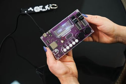 CircuitMess DIY Music Machine Kit | Build Your Own Synthesizer & Light Show | STEM Electronics Kit for Kids & Teens (Ages 9+) (Synthia 2.0)