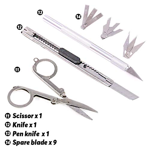 27Pcs Modeler Basic Tools Craft Set Hobby Building Tools Kit for Assembling Miniatures Mecha Car Model Building