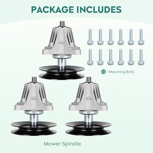 RZT-S54 Spindle Assembly 54" Deck 618-06978 918-06978 Fits for MTD Cub Cadet Troy Bilt XT1-ST54 XT1-GT54 ZT1-54 ST54 ZT2-54 TB2454 Craftsman T8400 G8400 Z6660（3 Pack） - size: 3x 618-06978 Spindle
