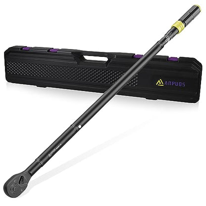ANPUDS 3/4" Click Torque Wrench, 100-800 Ft-Lb/135.5-1084 Nm, Heavy Duty - size: 100-800 ft-lb / 135.5-1084 Nm