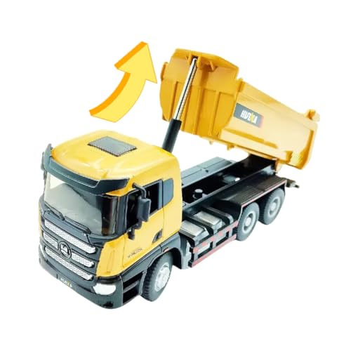 All-Metal Mining Truck Die Cast Model 1:50 Scale - Highly Detailed Construction Toy, Perfect for Collectors and Display, Durable Alloy Material, Ideal Gift - style: Dump Truck model