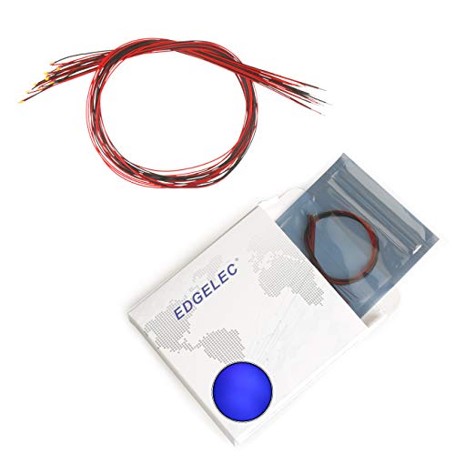 20pcs Prewired 0402 UV (Ultraviolet) 390-395nm SMD LED Light Emitting Diode DC 3V Micro Litz Length 7.8in. (20cm) Soldered Purple Mini LED Lights for DIY Manual Model Toy Decoration - color: Uv, size: 0402 Prewired