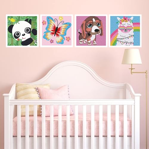 Diamond Art Kits for Kids, Animals Diamond Painting Kit for Kids Teens - color: DPKK-11