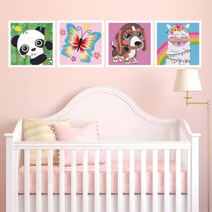 Diamond Art Kits for Kids, Animals Diamond Painting Kit for Kids Teens - color: DPKK-11