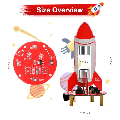 ICSTATION Ultrasonic Levitation Soldering Practice Kit, Mini Cool Acoustic Levitator Electronics Kit for College Students, DIY Soldering Project Kit for STEM Education