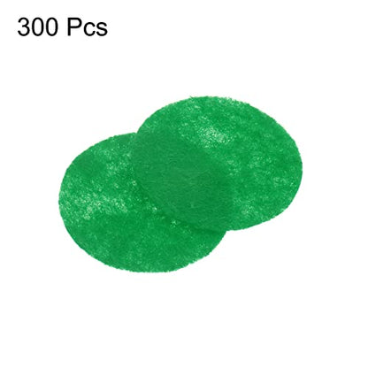 HARFINGTON 300pcs Round Felt Circles, 25mm 1" Pre Cut Felt Craft Pads Non-Woven Mini Felt Fabric Circles for DIY Sewing Handcraft Cut Projects Craft Finishing, Green - color: Green, size: 25mm