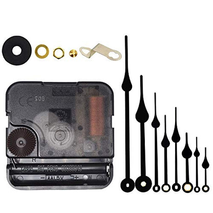 Youngtown 12888 Clock Mechanism 13/64" Thread Battery Operated Replacement - color: Black, size: thread length 13/64 inch