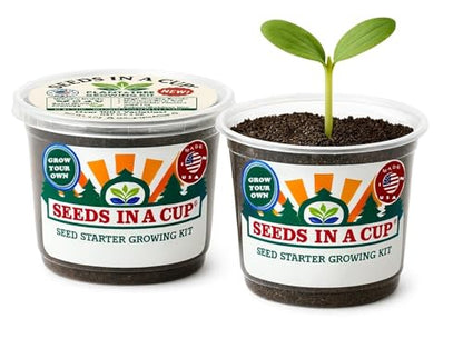 Coffee Arabica Tree Seed Starter Grow Kit (Real Houseplant) - Premium Nutrient-Rich Soil (No Discs) & Recyclable Planters - USA-Made Indoor Gardening Gift for Coffee Lovers & Baristas - style: Coffee Arabica Tree