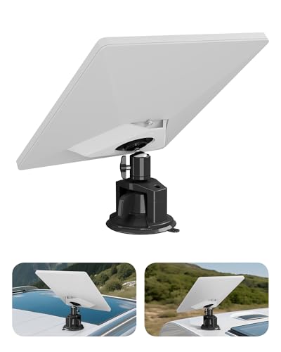 Starlink Mini Suction Cup Mount with Starlink Mini Satellite - 3.5X Stronger Grip, 90mm Vacuum Chamber, Anti-Shake for Car/RV/Window Roof - style: Suction Cup Bracket