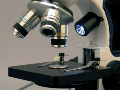 AmScope Cordless Compound Monocular Microscope, 25 Prepared Slides - style: M158C-2L-PS25