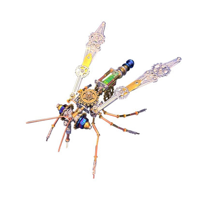 3D Metal Puzzles for Adults Teens-160+Pcs-Mechanical Mosquito Bee Insect Models-3 Hours to Build-Ideal for Birthday Gifts and Decorations (Mechanical Mosquito) - style: Mechanical mosquito