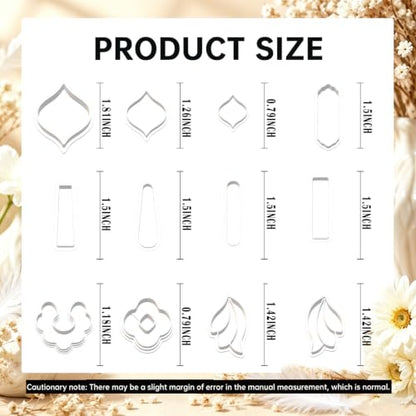 10PCS Boho Polymer Clay Cutters Set - color: Bohemia-14pcs