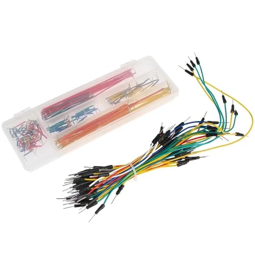 65Pcs Flexible Jumper Wires Kit - 140pcs Connecting Line Cables for Arduino Prototyping Circuit DIY Electronic Project Breadboard - color: 65pJumperWire-LineCables140pcs