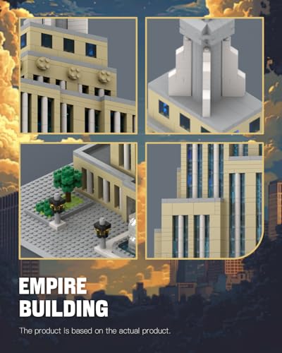 dOvOb Architecture Empire Building Micro Blocks Set（3819PCS） - World Famous Architectural Model Toys Gifts for Kid and Adult
