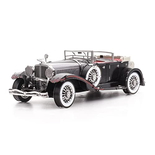 Metal Earth Puzzle 3D Car Duesenberg Ii Sj 1934. Vehicle Metal Puzzle. Building Models for Adults Challenging Level 10.01 X 3.99 X 2.59 Cm
