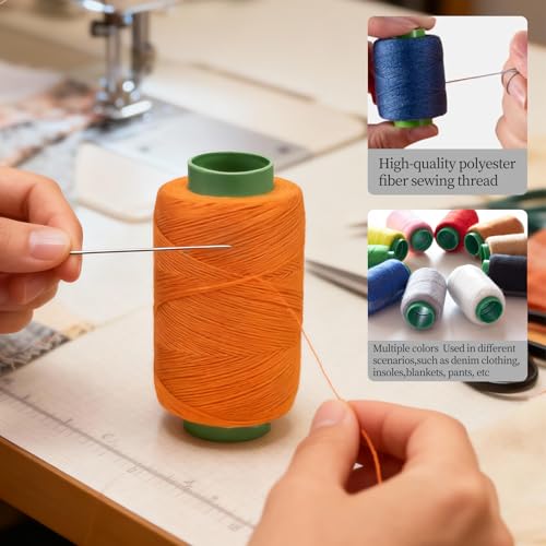Obear 45-Piece Sewing Kit for Adults and Beginners,Big Eye Stainless Steel Sewing Needles Kit for Hand Sewing with Storage Box and Portable Pouch - style: 45 Pcs Steel Sewing Needles Kit