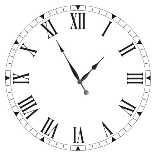 QWORK High Torque Quartz Long Shaft Clock Mechanism Replacement with Hands, Ideal for DIY Clock Projects and Repairs