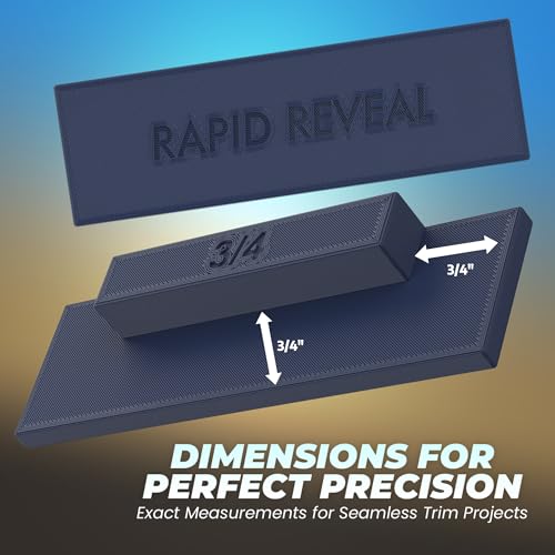 Supply Sons - Rapid Reveal Trim Tool - 3/4" Trim Gauge - Door Reveal Marking Tool - Durable Plastic - Accurate Jamb Marking - Finish Carpentry & Woodworking Tool - Made in The USA (3/4 Inch Spacer) - size: 3/4 Inch