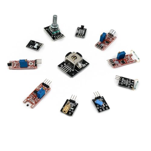 37 in 1 Sensor Module Kit for Arduino Starters - Sensor Kit DIY for Raspberry Pi Mega2560 UNO R3 Nano Including Tutorial in USB Flash Driver