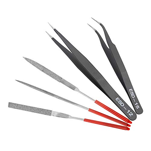 25Pcs Model Basic Tools Craft Set for Gundam Model Tools Kit with Plastic Box Model Assemble Car Hobby Model Building Repairing and Fixing DIY Craft Kit
