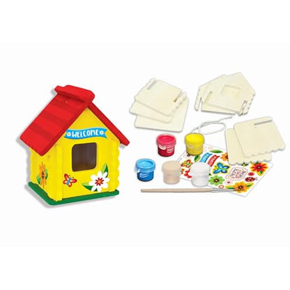 Works of Ahhh Mini Craft Set - Bird House Build & Paint Family Craft Set - style: Birdhouse
