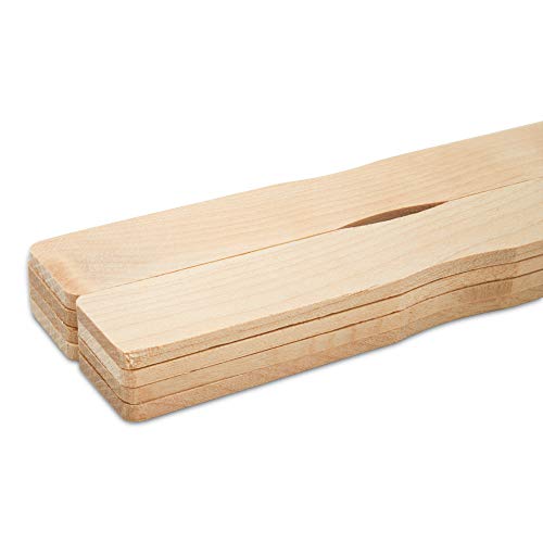 6 Inch Paint Sticks, Box of 250 Hardwood Paint Stirrers, Wood Mixing Paddles for Epoxy or Resin, Garden or Library Markers by Woodpeckers - size: 6 inch