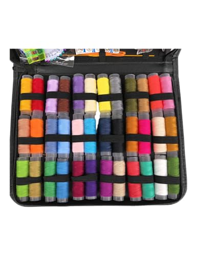304PCS Sewing Kit with PU Case,Marcoon Needle and Thread Kit with Sewing Supplies and Accessories for Kids,Adults,Beginner,Home,Travel,Emergency Including Scissors,Measure Tape,Needle Threader - color: 304pcs-black