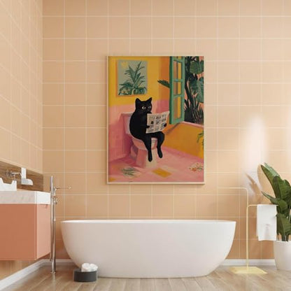 ARPADAMO Diamond Art Kits for Adults,Fun Cat Diamond Painting Kits 12x16in - color: DP02780