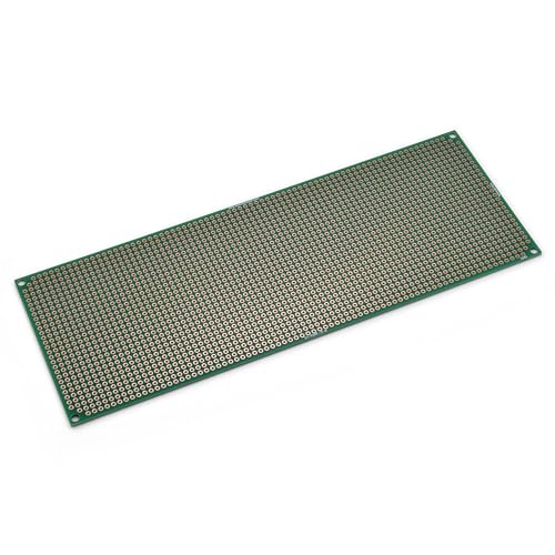 Double Sided ENIG Perf Board, PCB Board, Electronic Circuit Board for DIY Prototype Circuit, FR4, Plated Through Hole Solder Prototype Board, ST-PERF-3-8 (3" x 8") - style: 3" x 8"