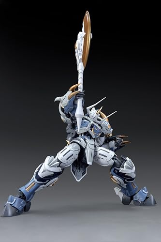 Funtasy Planet 1/144 Mecha Model Kit - SNAA- Galahad - Knights of the Round Table Series Giant Melee Action Figure with Shield Breaker Horns & Visor Gimmick, Gift for Adults - color: Galahad