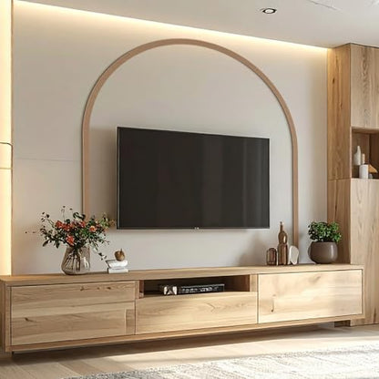 Novabright Unfinished Wood Arch Trim, 80 x 70 Inch, Arch - size: 80 x 70 Inch, style: Arch