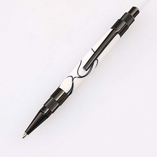 Legacy Woodturning, Gear Click Pen Kit - Gun Metal, 8 Pack, Woodworking Project Kit