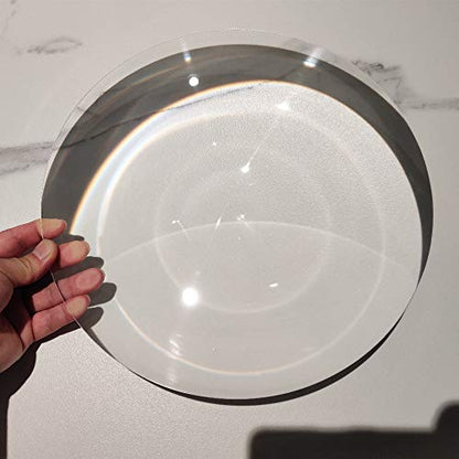 Six Seasons 2-Pack Large Fresnel Lens, 300mm(11.81"), 120mm PMMA for Senior Magnifying, Solar Heating & Optical Science Kits - size: Focal length 120mm