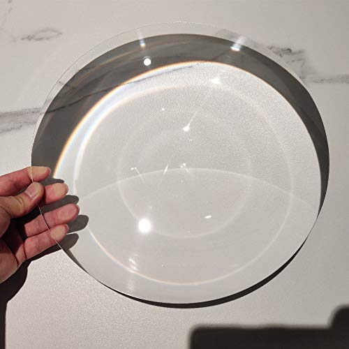 Six Seasons 2-Pack Large Fresnel Lens, 300mm(11.81"), 120mm PMMA for Senior Magnifying, Solar Heating & Optical Science Kits - size: Focal length 120mm