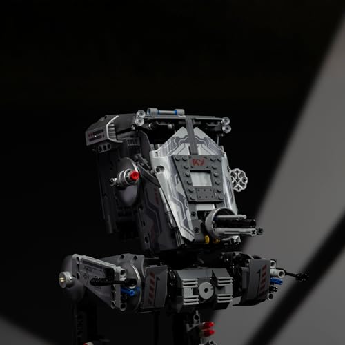 UNCLE BRICK Mechanical War Robots Building Blocks Sets,Interstellar War Walking Robot,Manual Rotation and Electric Drive,STEM Toys for Aged 8-13,A Perfect Birthday for Model Collectors