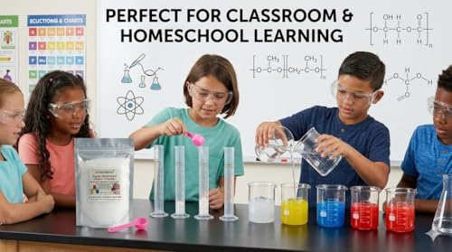 Super Absorbent Polymer Science Kit - 8oz of Water Gel Crystals for Amazing STEM Experiments, Classroom Projects & Sensory Play - The Perfect Educational Kid's Gift