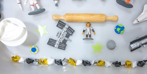 Space Playdough Kit - Rockets, Planets & Astronauts - style: Outer Space Playdough Kit