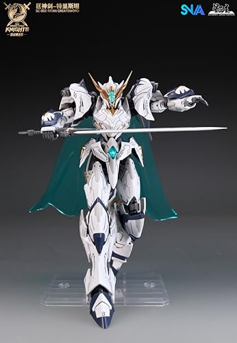Funtasy Planet SNAA 1/144 Mecha Model Kit - Tristan Knights of the Round Table - Articulated Action Figure Building Kit, Golden Celtic War Patterns & Hidden Covenant Sword, Gift for Adults & Teens - color: Tristan