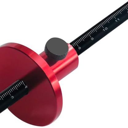 ZJchao European Aluminum Alloy Wheel Marking Gauge Woodworking Scriber for Furniture Projects
