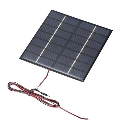 MECCANIXITY 7V 1.47W 210mA Mini Solar Panels with Cable 110 x 110mm - size: 110 x 110mm