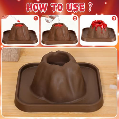 25 Pcs Volcano Science Kit, Volcano Model for Kids STEM Learning
