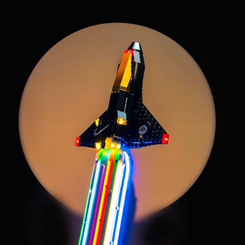 LED Lighting Compatible with Lego Over The Moon 10391, Light Kit Compatible with Lego 10391, Giving Light to Model, NOT Included The Model Set