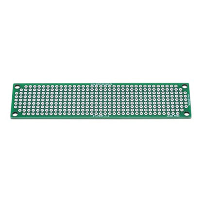 Double Sided LF HASL Perf Board, PCB Board, Electronic Circuit Board for DIY Prototype Circuit, FR4, Plated Through Hole Solder Prototype Board, ST-PERF-1-4 (1" x 4" - 2 Pack) - style: 1" x 4" - 2 Pack