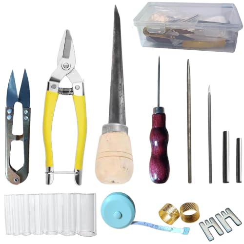 20Pcs Basket Weaving Tools kit, All-in-One Basket Weaving Supplies