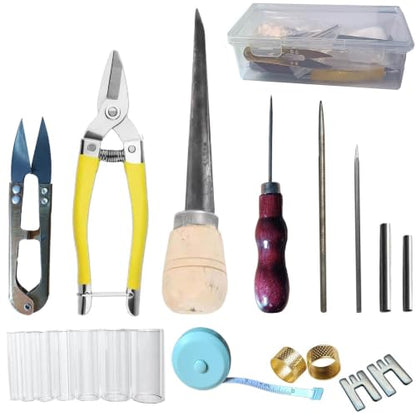 20Pcs Basket Weaving Tools kit, All-in-One Basket Weaving Supplies