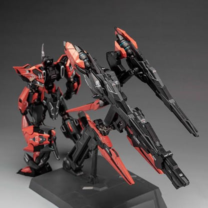 Pipigirl 1/100 Plastic Alloy Skeleton Mecha Action Figures Kits, Yan Mie, 8.66 in High, Easy to Assembly Mecha Model - color: Yan Mie
