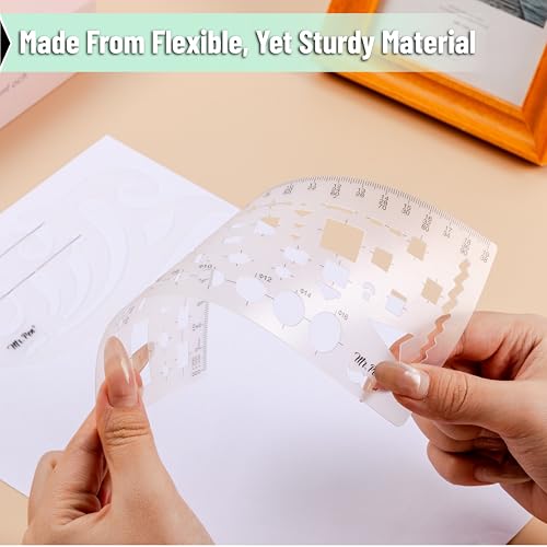 Mr. Pen- Geometric Drawing Template, 2 pcs, French Curve, Plastic Template - style: 2 pcs
