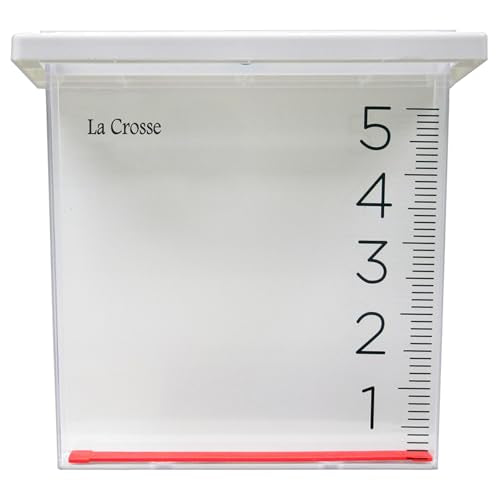 La Crosse 705-109 Waterfall Rain Gauge - size: width: 7.80 length: 9.80 depth: 1.70